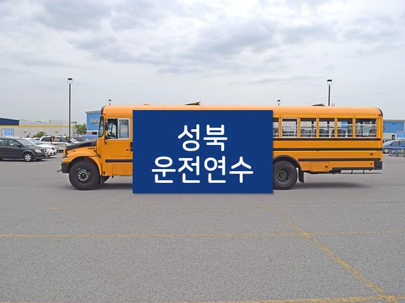 성북운전연수 후기