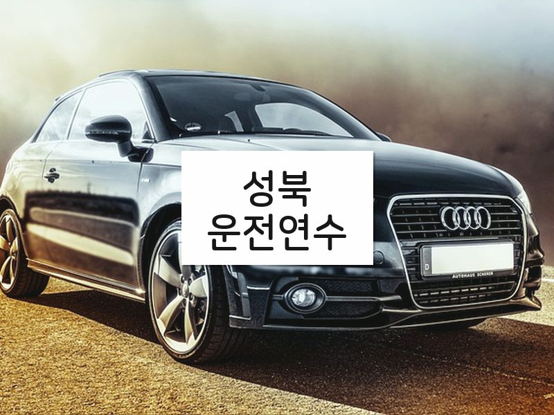 성북운전연수 후기