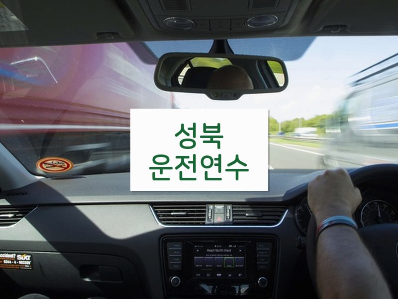 성북운전연수 후기