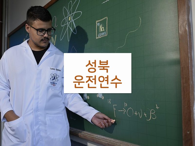 성북운전연수 후기