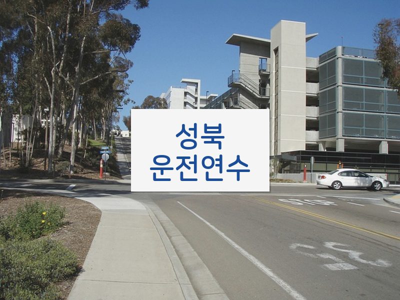 성북운전연수 후기
