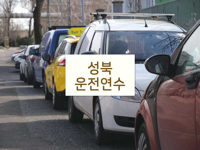 성북운전연수 후기