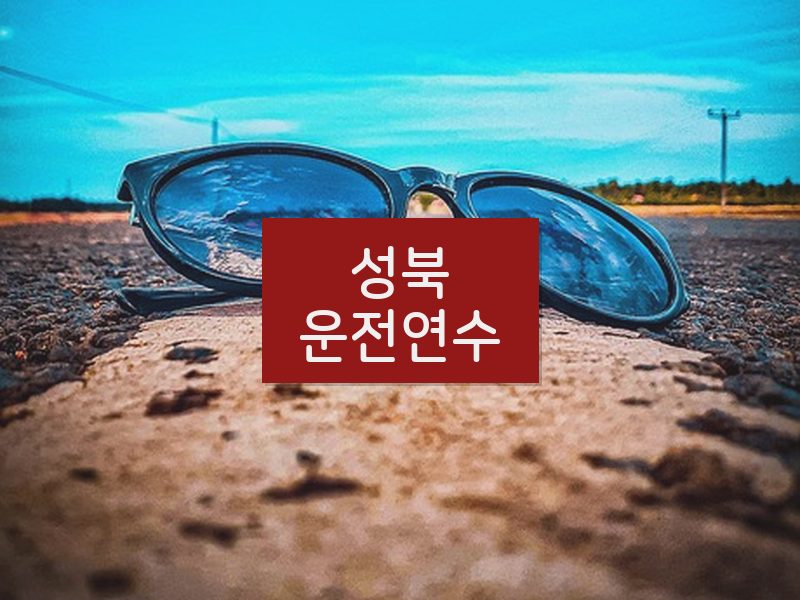 성북운전연수 후기
