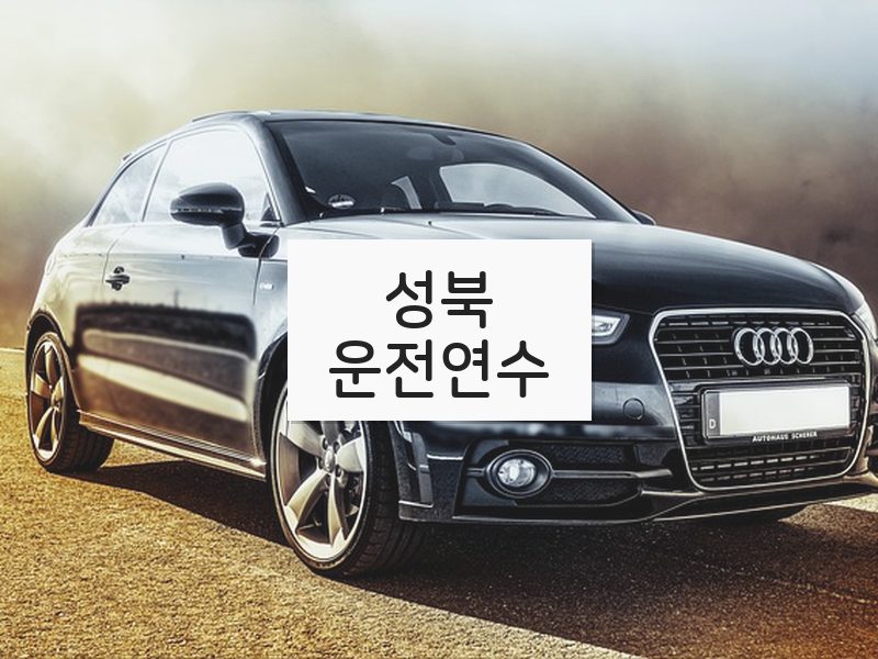 성북운전연수 후기