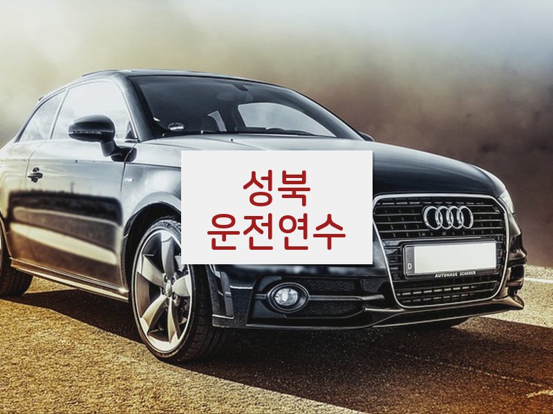 성북운전연수 후기