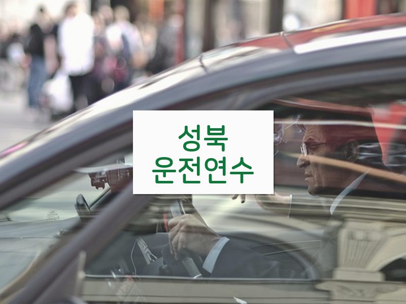 성북운전연수 후기