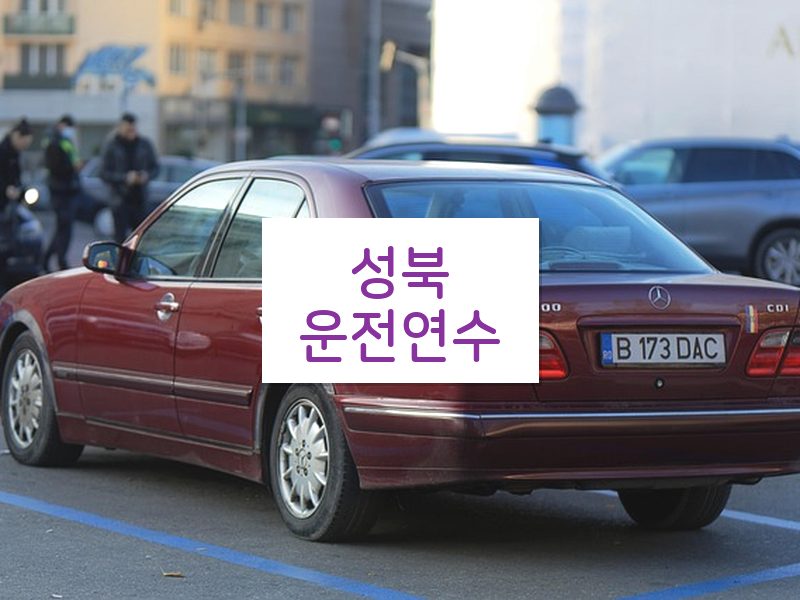 성북운전연수 후기