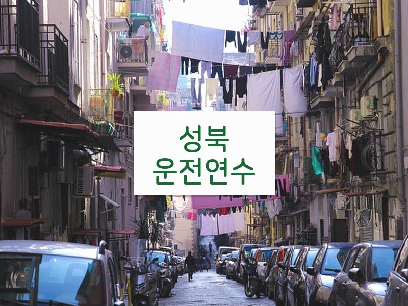 성북운전연수 후기