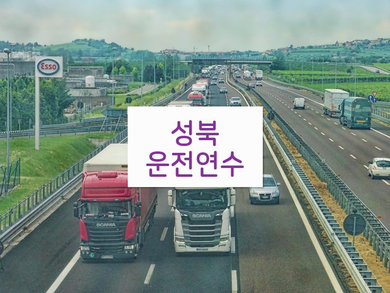 성북운전연수 후기