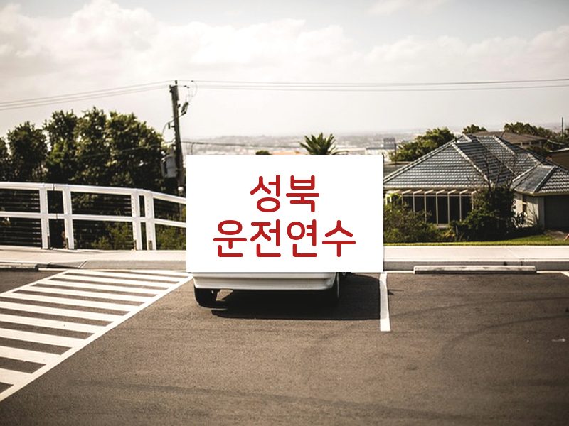 성북운전연수 후기
