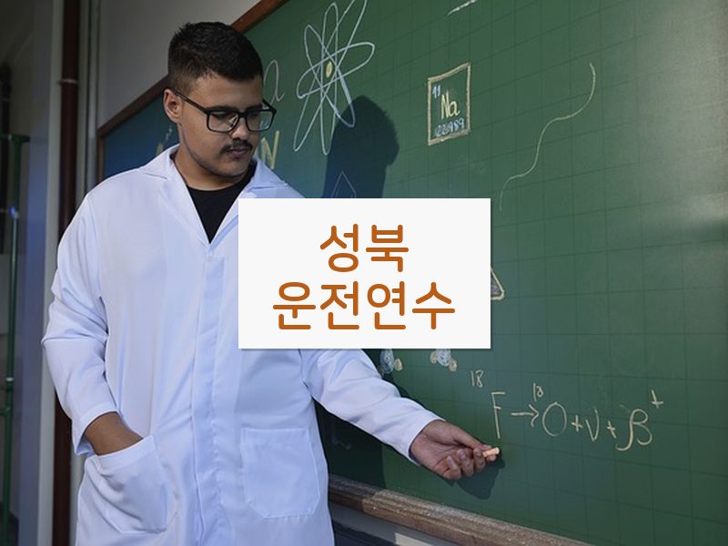 성북운전연수 후기