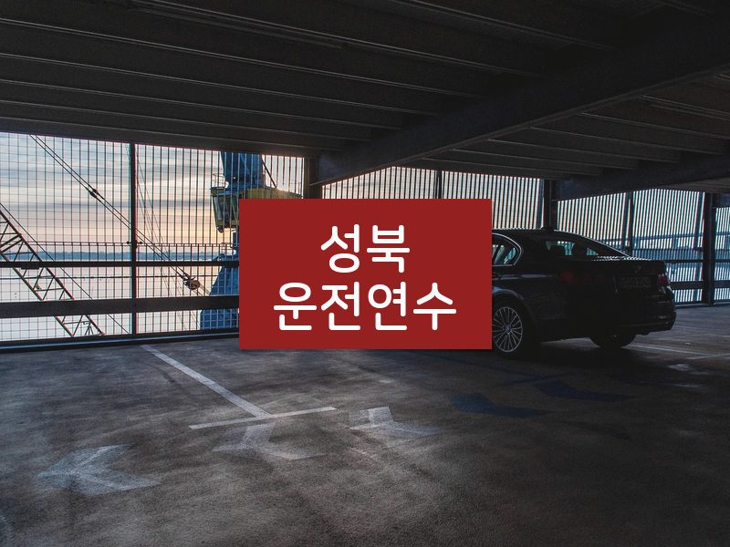 성북운전연수 후기