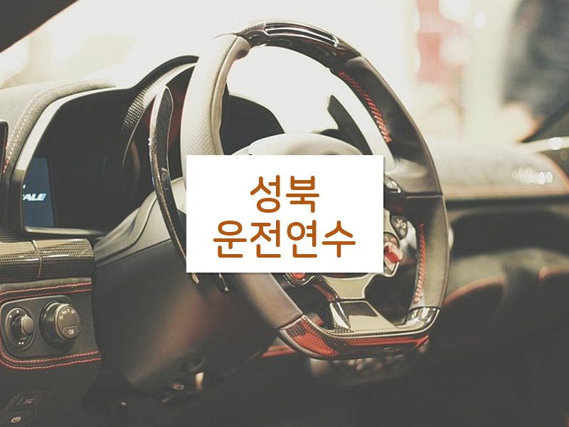 성북운전연수 후기