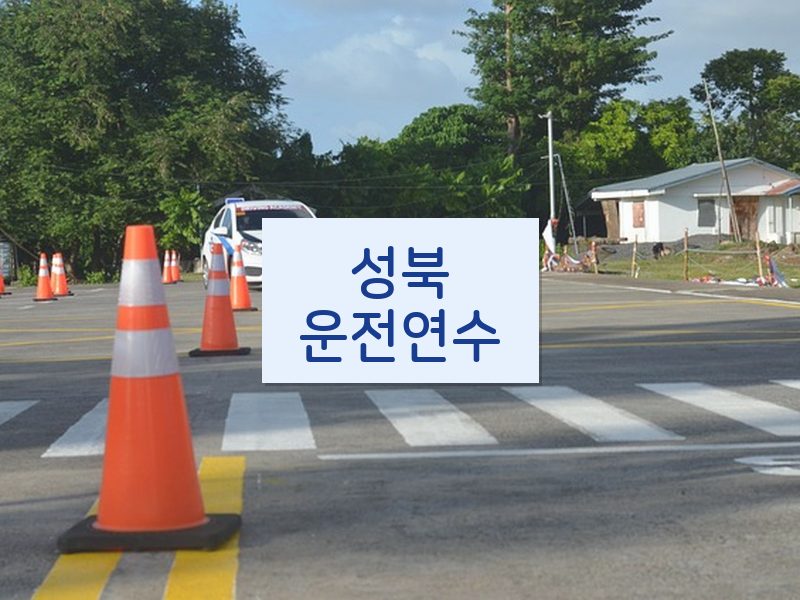 성북운전연수 후기