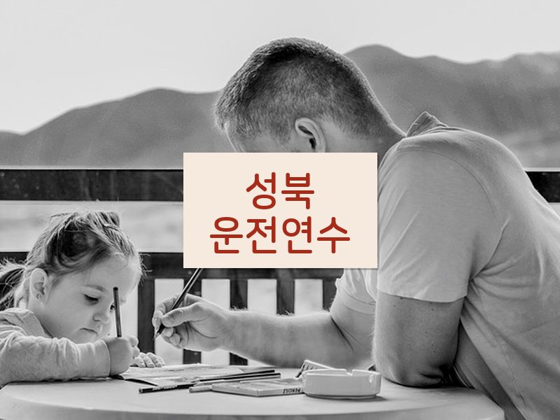 성북운전연수 후기