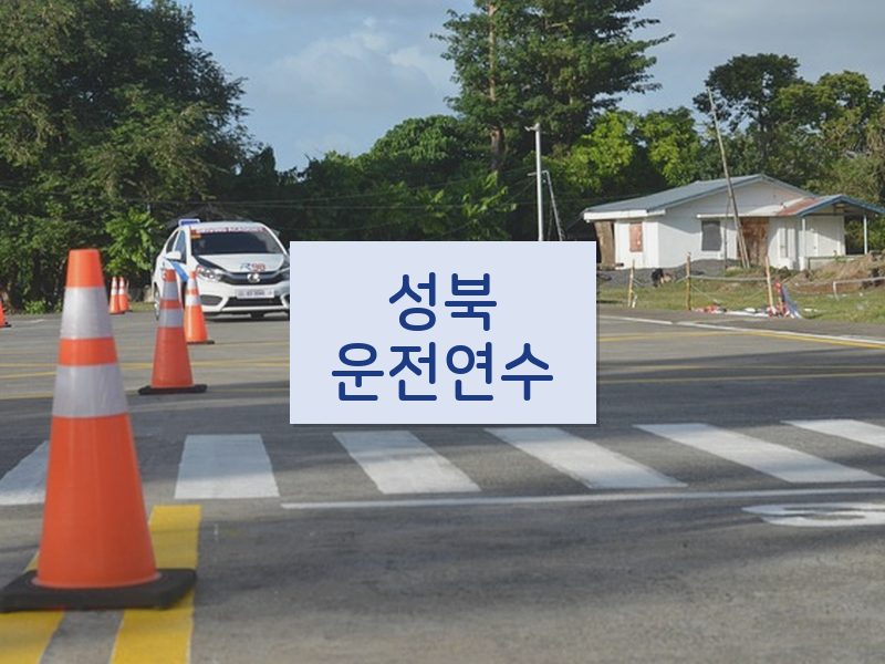 성북운전연수 후기