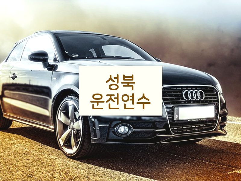 성북운전연수 후기