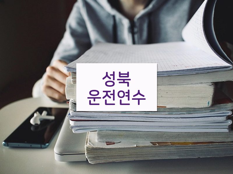 성북운전연수 후기