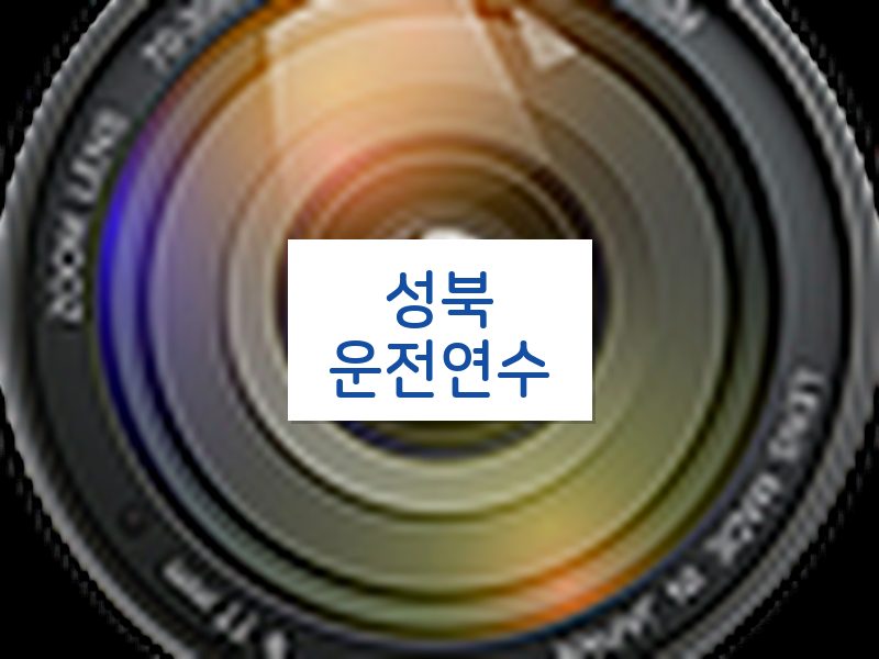 성북운전연수 후기