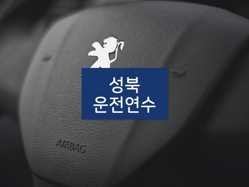 성북운전연수 후기