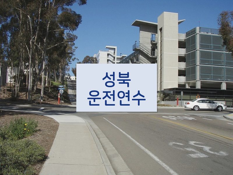 성북운전연수 후기