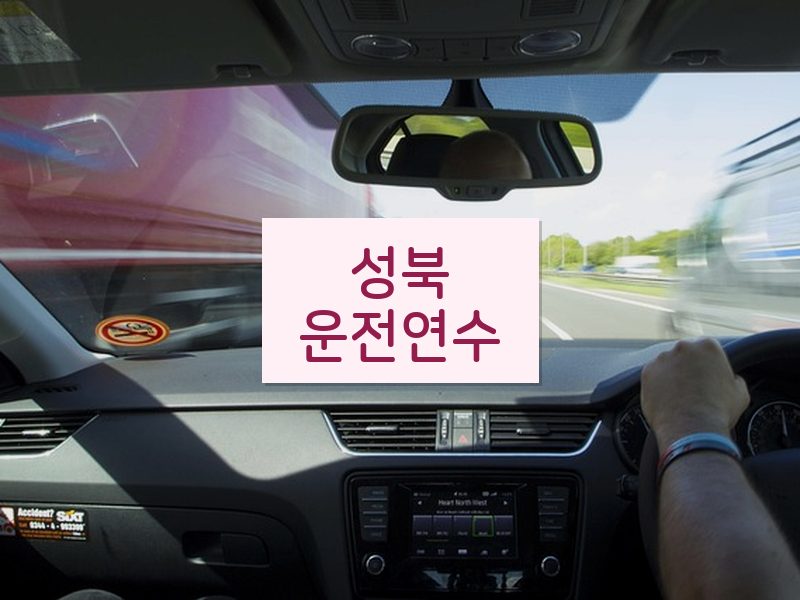 성북운전연수 후기