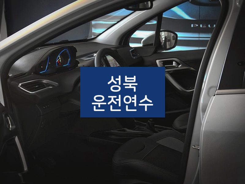성북운전연수 후기