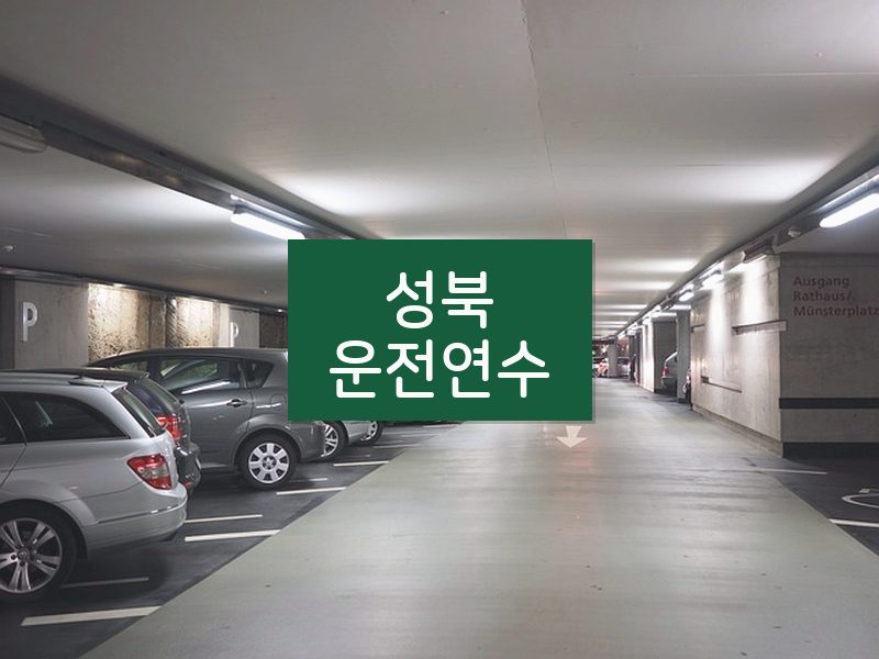 성북운전연수 후기