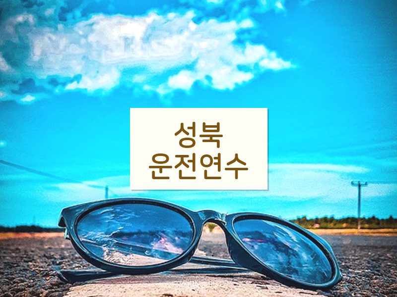성북운전연수 후기