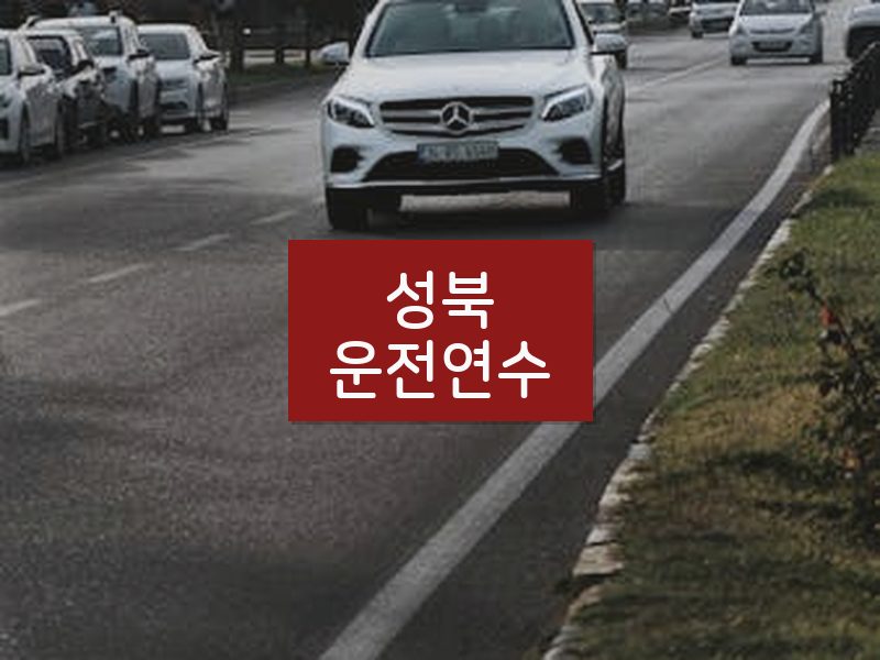 성북운전연수 후기