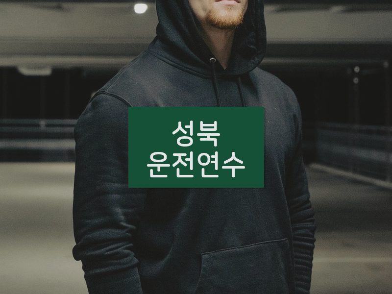 성북운전연수 후기
