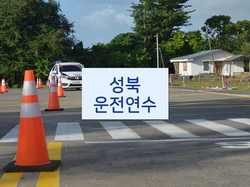 성북운전연수 후기