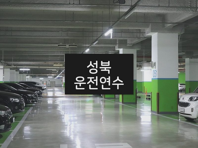 성북운전연수 후기