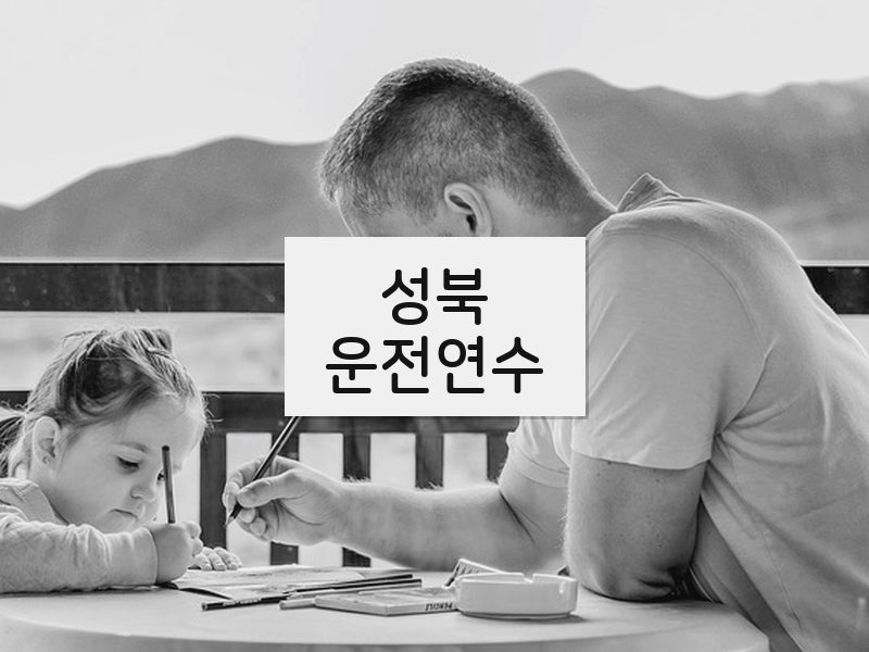 성북운전연수 후기