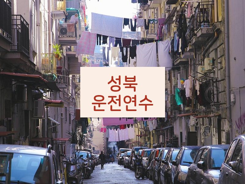 성북운전연수 후기