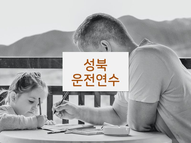 성북운전연수 후기