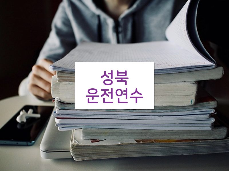 성북운전연수 후기