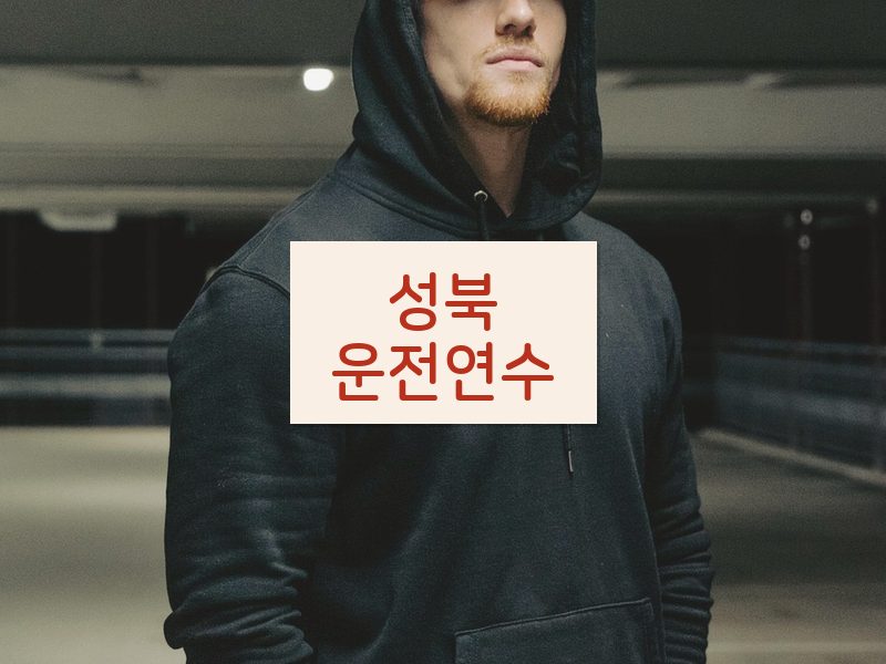 성북운전연수 후기