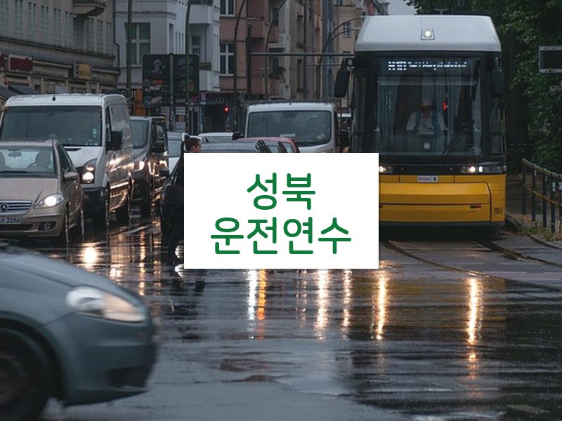 성북운전연수 후기