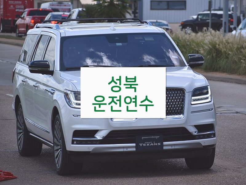 성북운전연수 후기