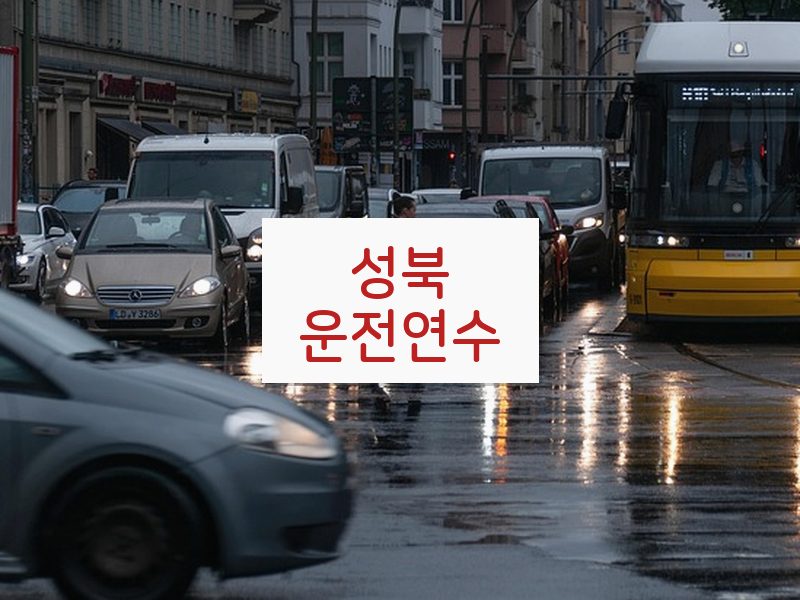 성북운전연수 후기