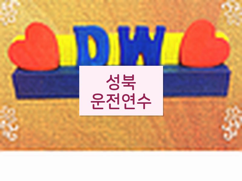 성북운전연수 후기