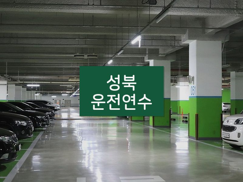 성북운전연수 후기