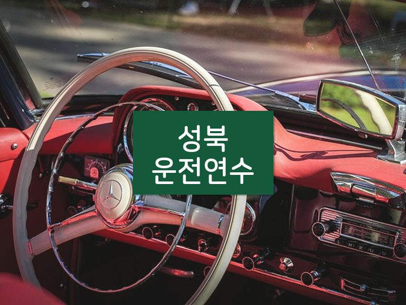 성북운전연수 후기