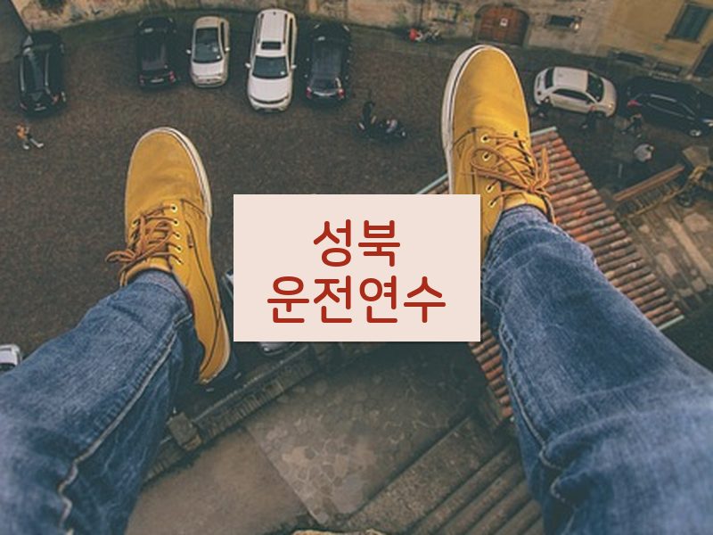 성북운전연수 후기