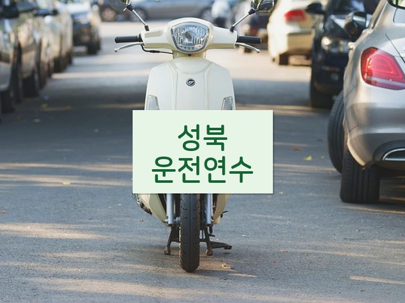 성북운전연수 후기