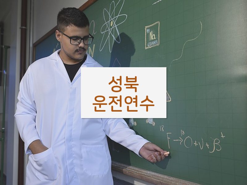 성북운전연수 후기