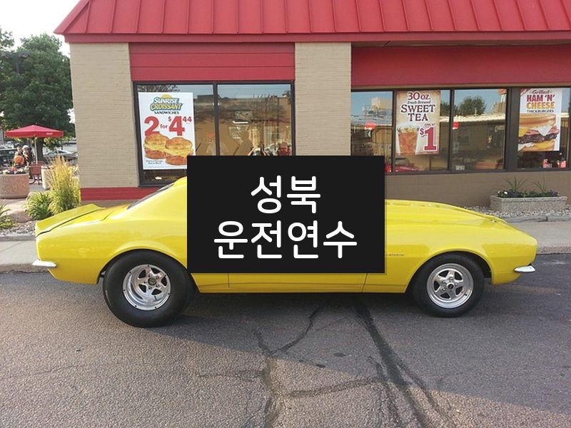 성북운전연수 후기