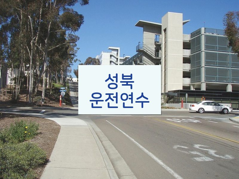 성북운전연수 후기