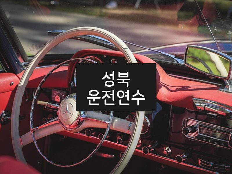 성북운전연수 후기